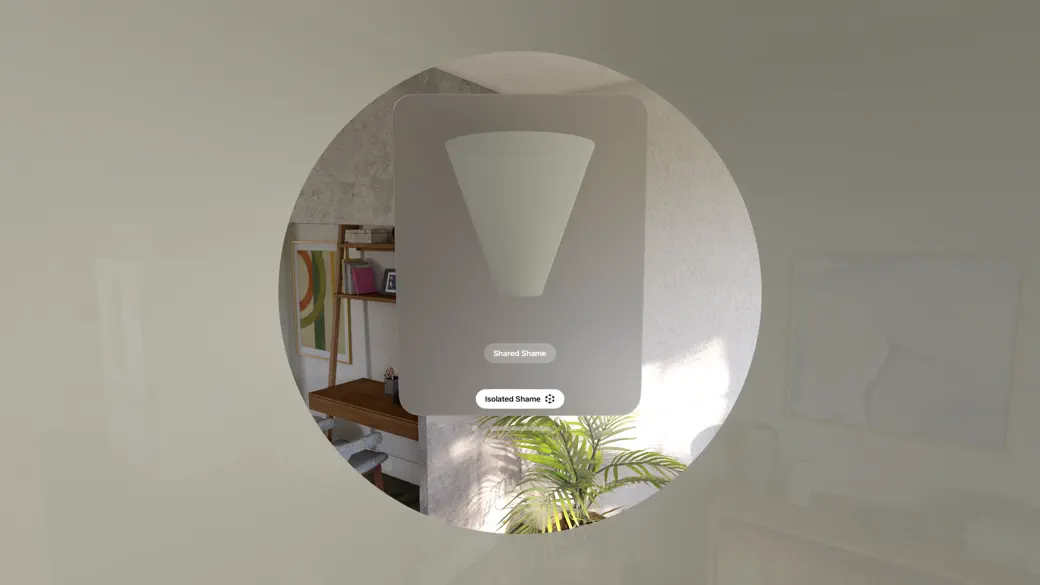 Cone of Shame restricting field of view in Apple Vision Pro