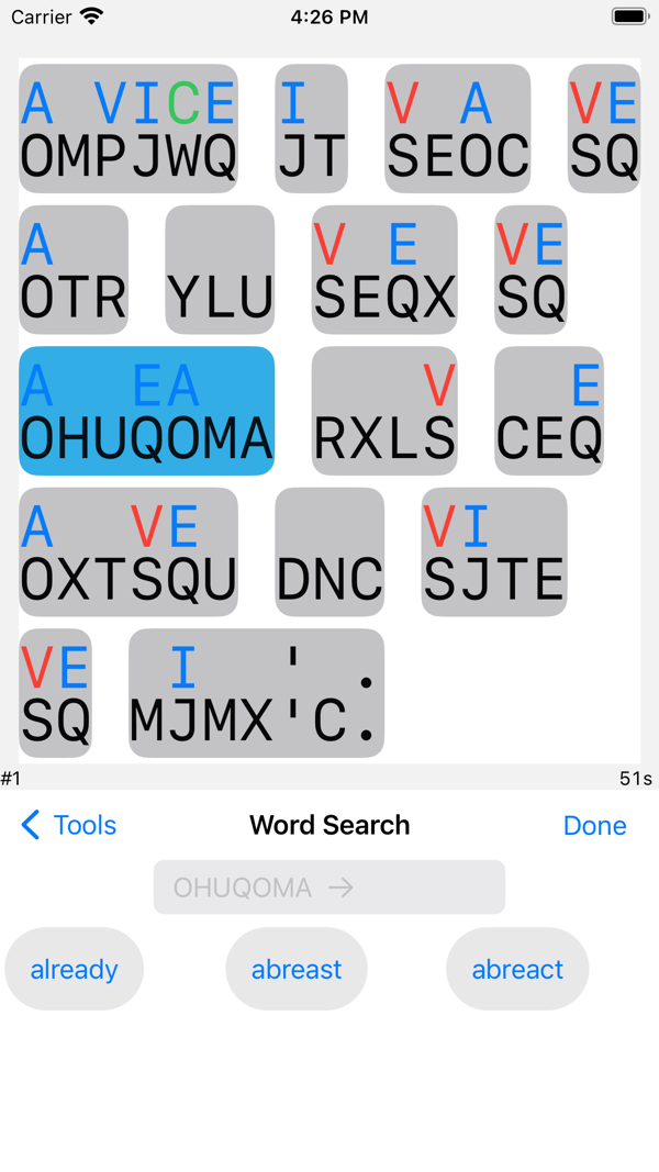 CryptoQuote on iPhone